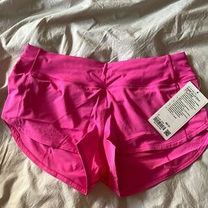 Lululemon speed up shorts 2.5” lined